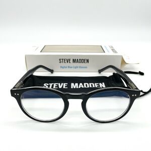 Steve Madden Black Frame Digital Blue Light Glasses Brand New